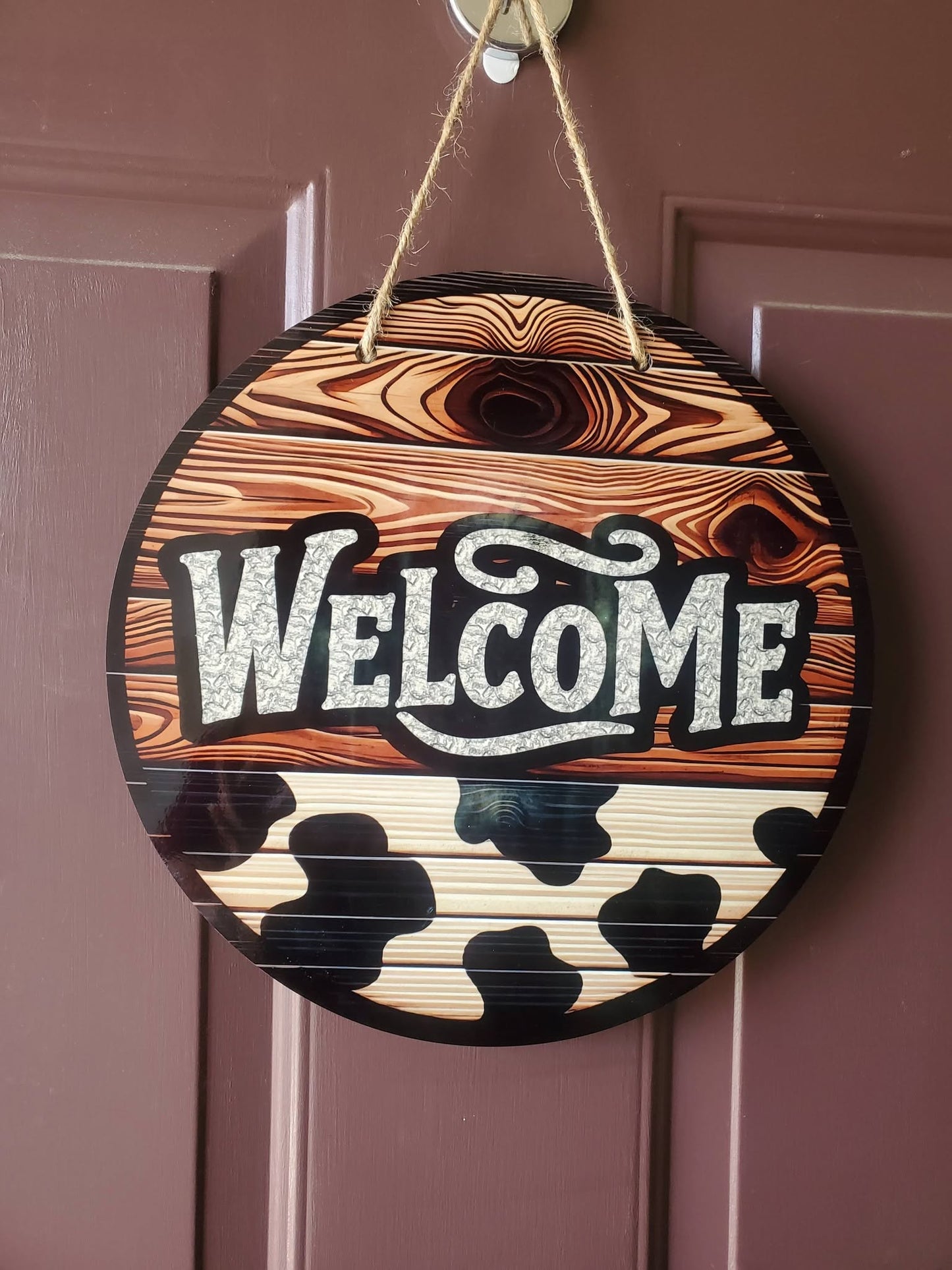 Cowhide Welcome