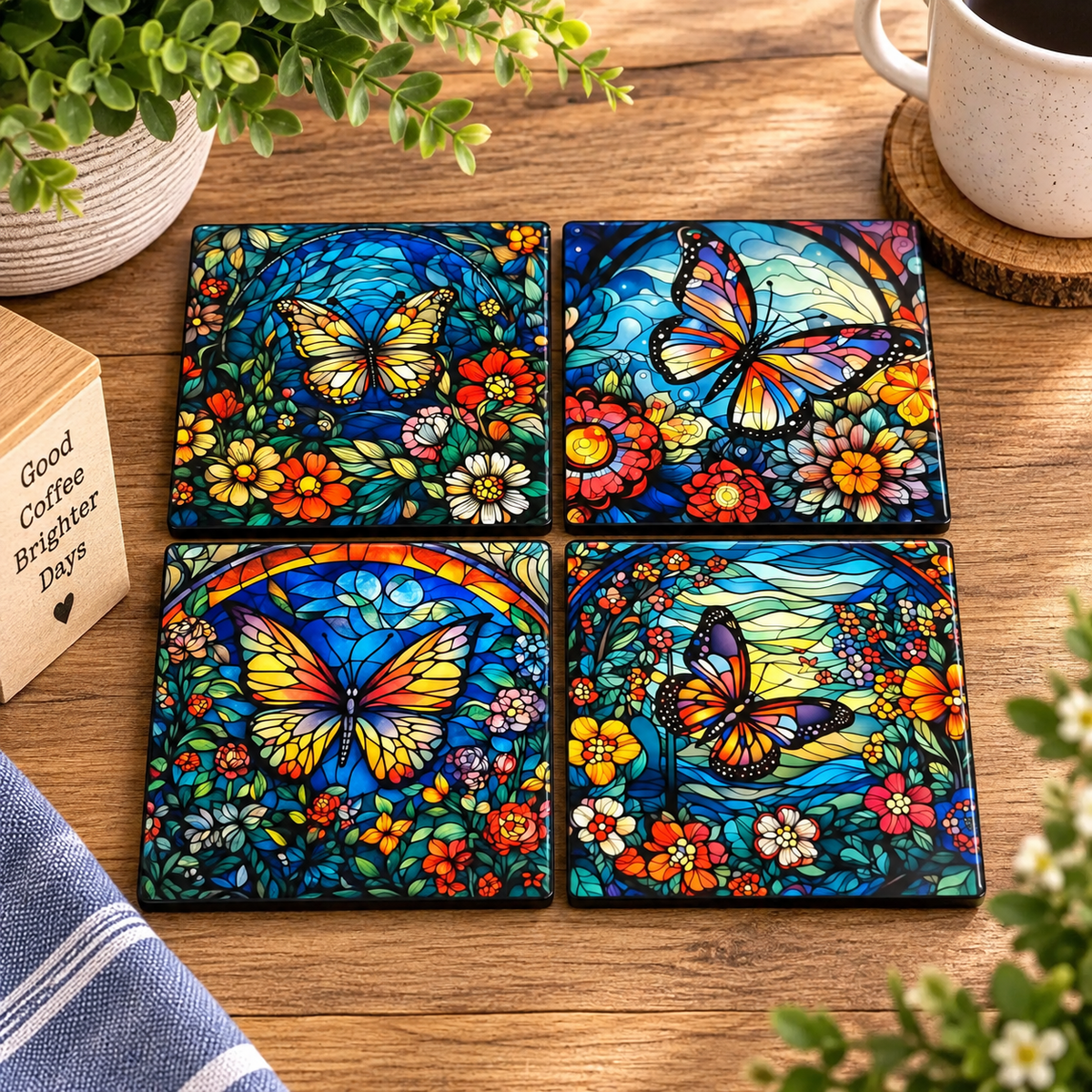 Stained Glass Butterfly