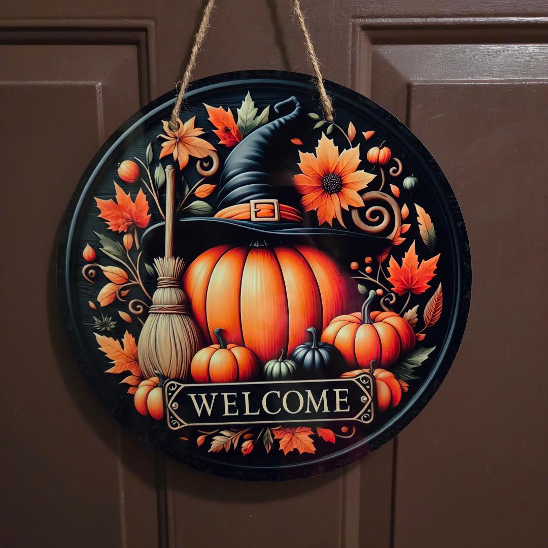 Halloween Pumpkin Welcome