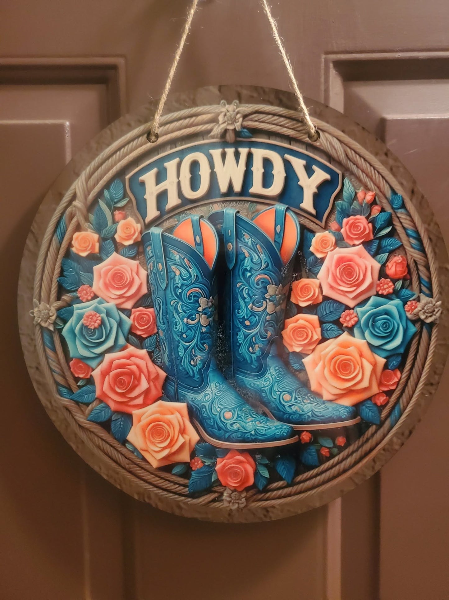 Howdy Boots Floral