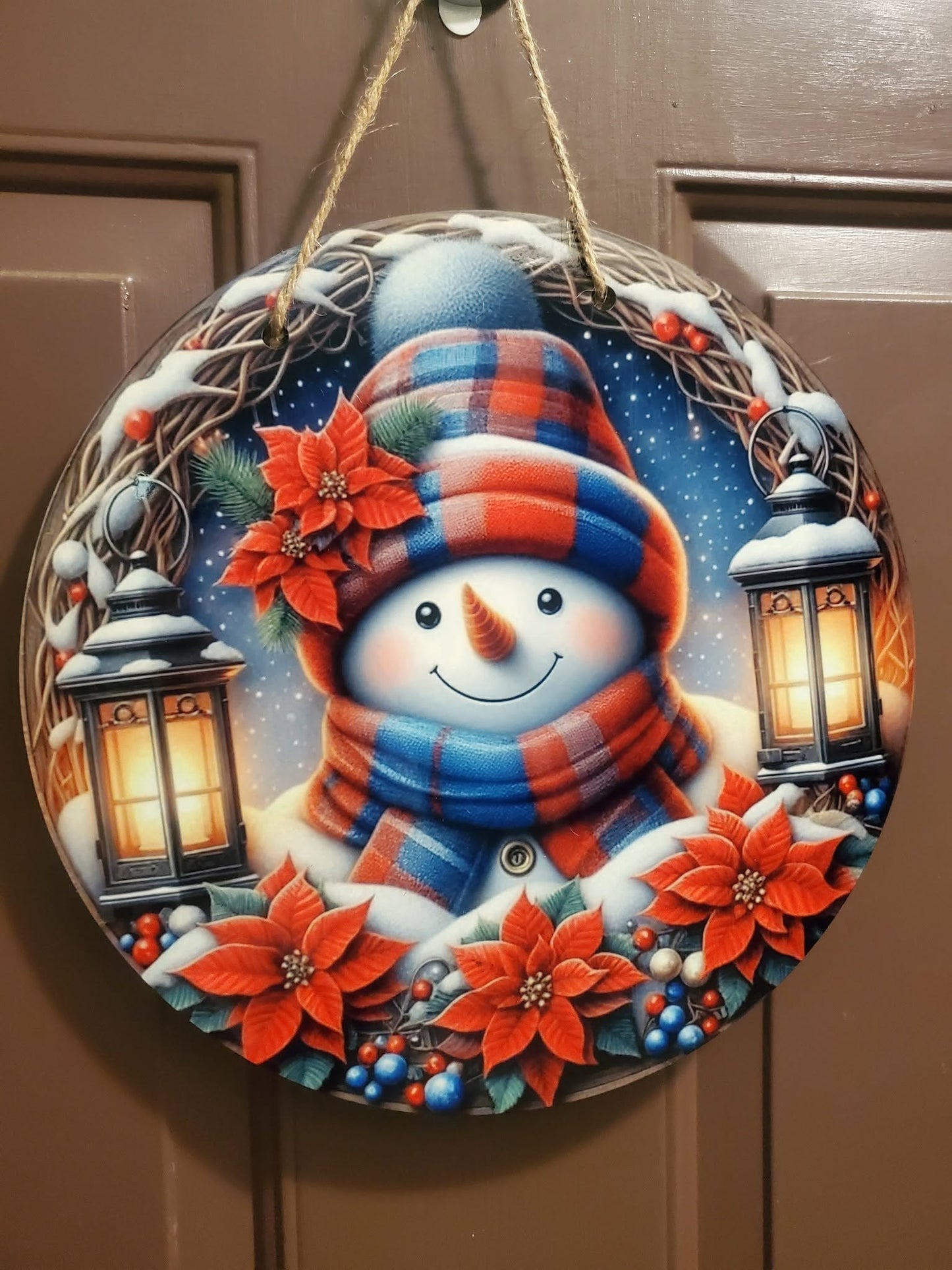 Snowman Poinsetta