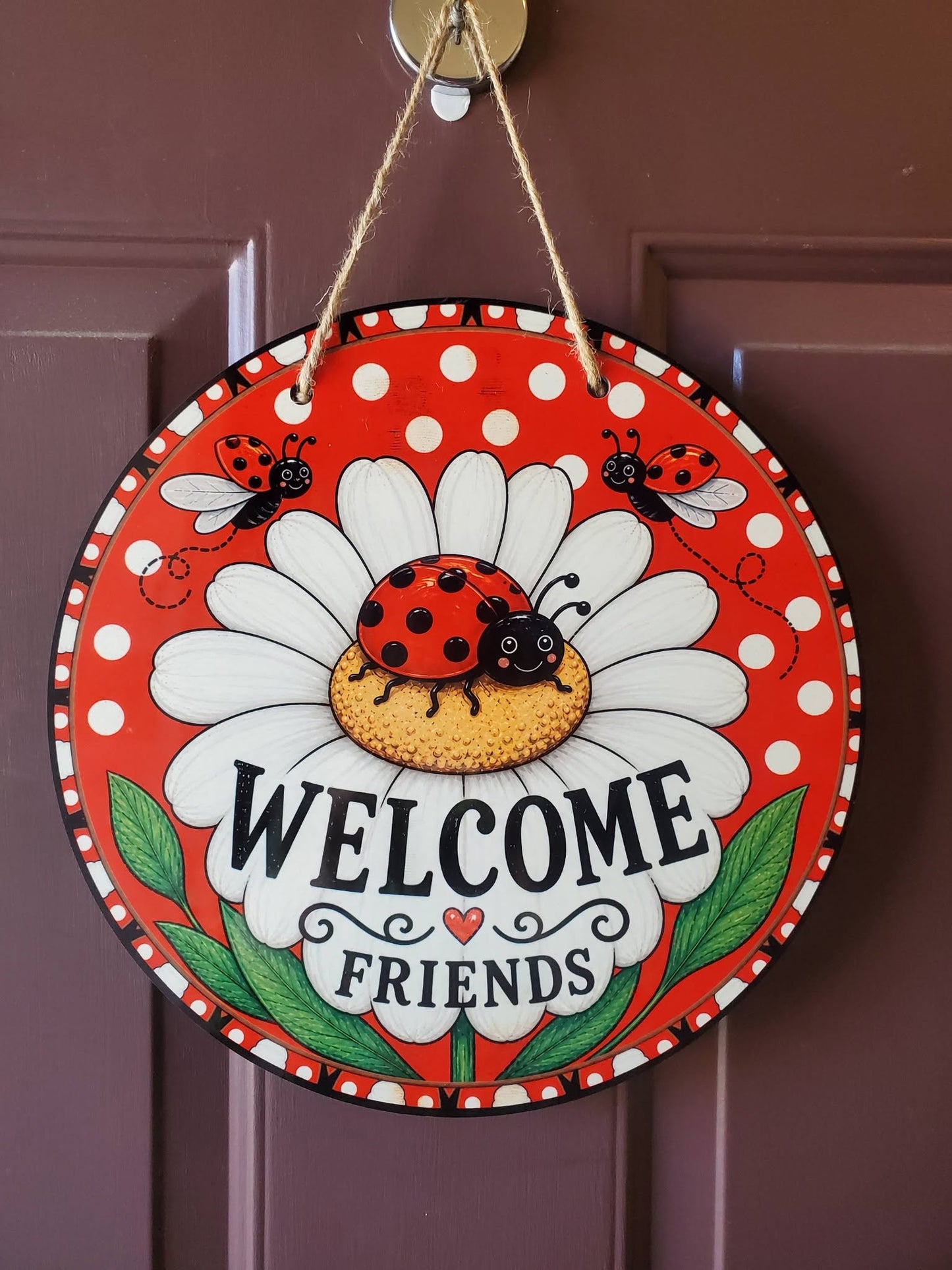 Welcome Friends Ladybug