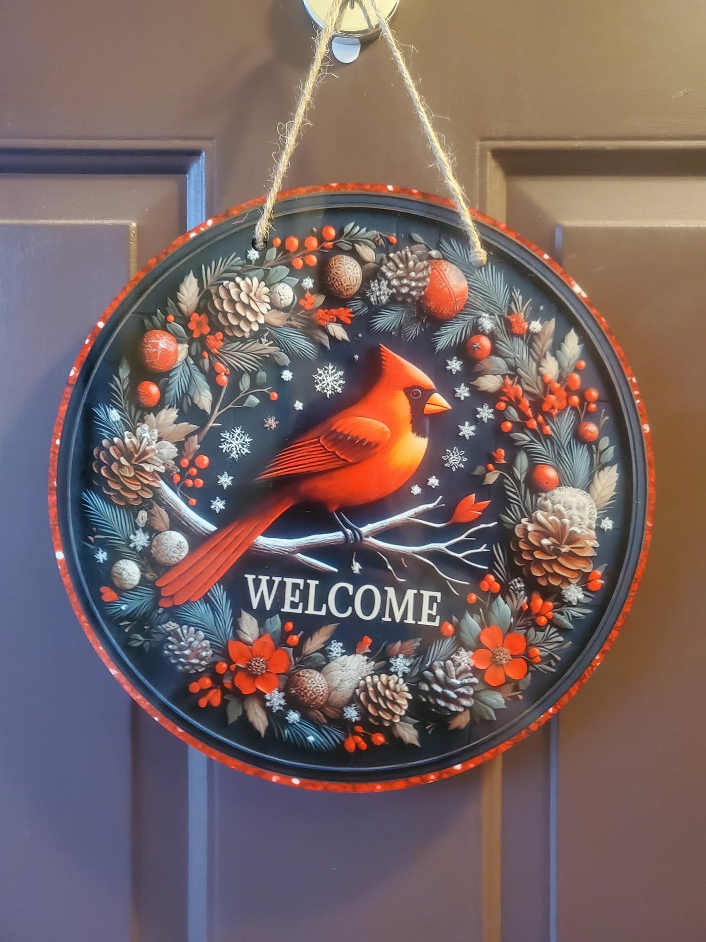 Winter Welcome Cardinal